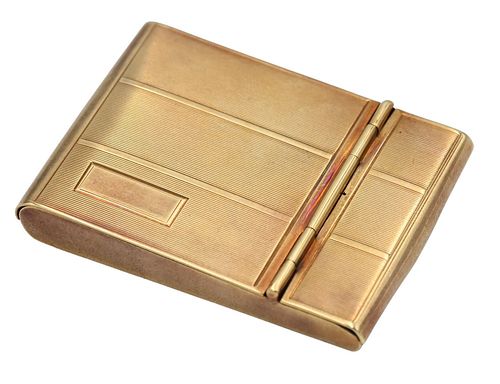 14 KARAT GOLD MATCHBOOK HOLDER,