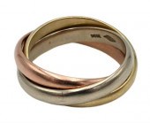 14 KARAT GOLD TRINITY STYLE RI