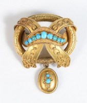 14 KARAT GOLD VICTORIAN BROOCH