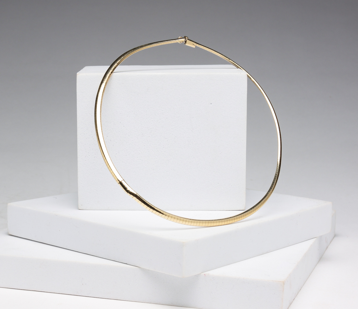 14 KARAT ITALIAN OMEGA CHOKER