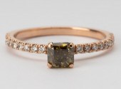 14 KARAT ROSE GOLD DIAMOND RIN