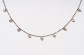 14 KARAT WHITE AND ROSE GOLD A