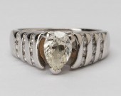 14 KARAT WHITE GOLD & DIAMOND