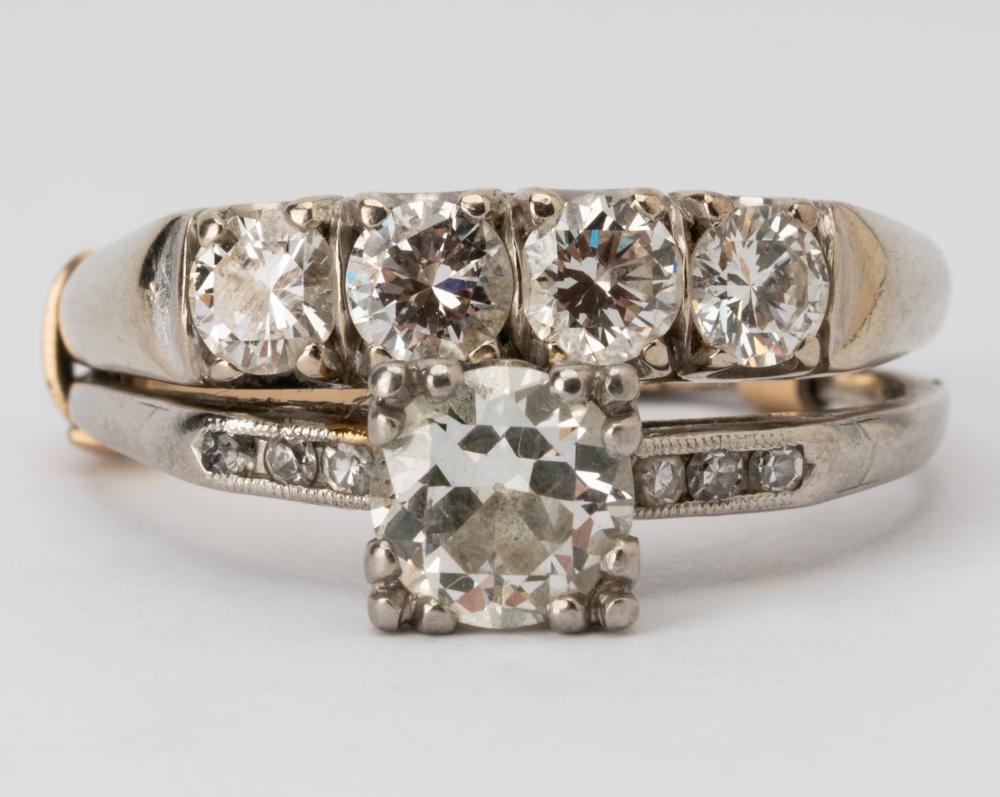 14 KARAT WHITE GOLD & DIAMOND