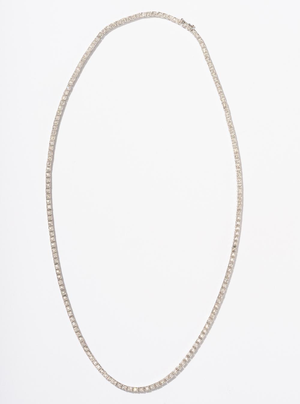 14 KARAT WHITE GOLD AND DIAMOND