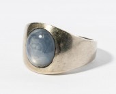 14 KARAT WHITE GOLD AND BLUEIS