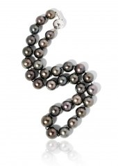14 KARAT WHITE GOLD AND TAHITI