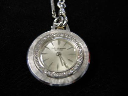 14 karat white gold and diamond
