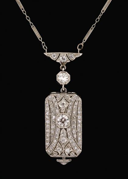 14 karat white gold and diamond