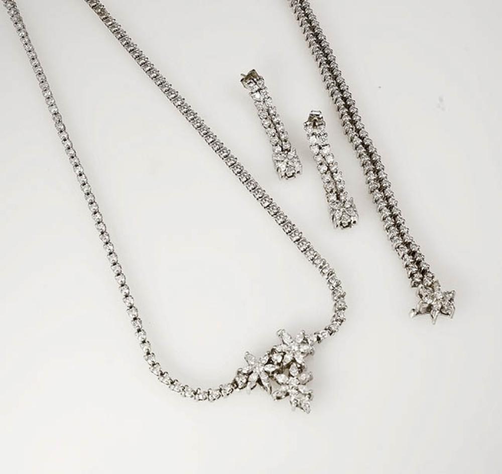 14-KARAT WHITE-GOLD AND DIAMOND