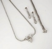 14-KARAT WHITE-GOLD AND DIAMON
