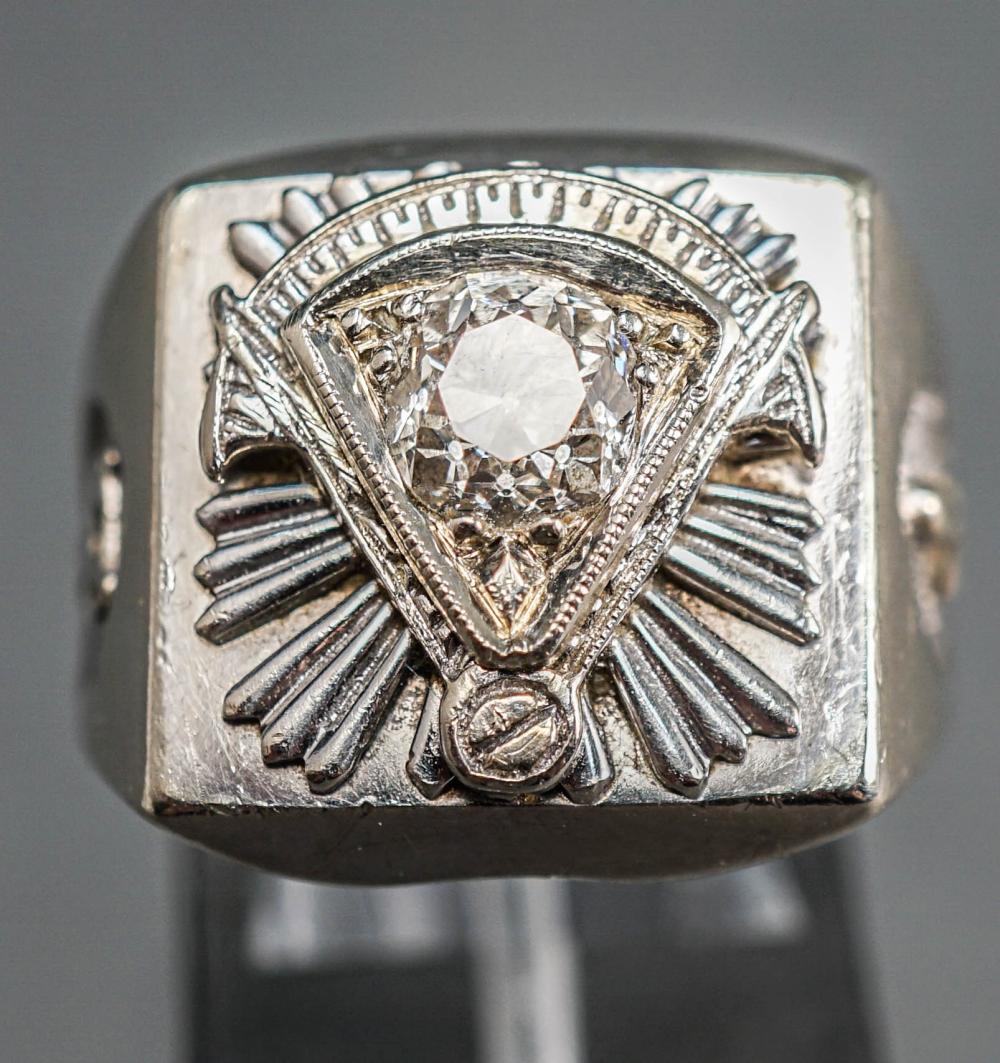 14-KARAT WHITE-GOLD AND DIAMOND