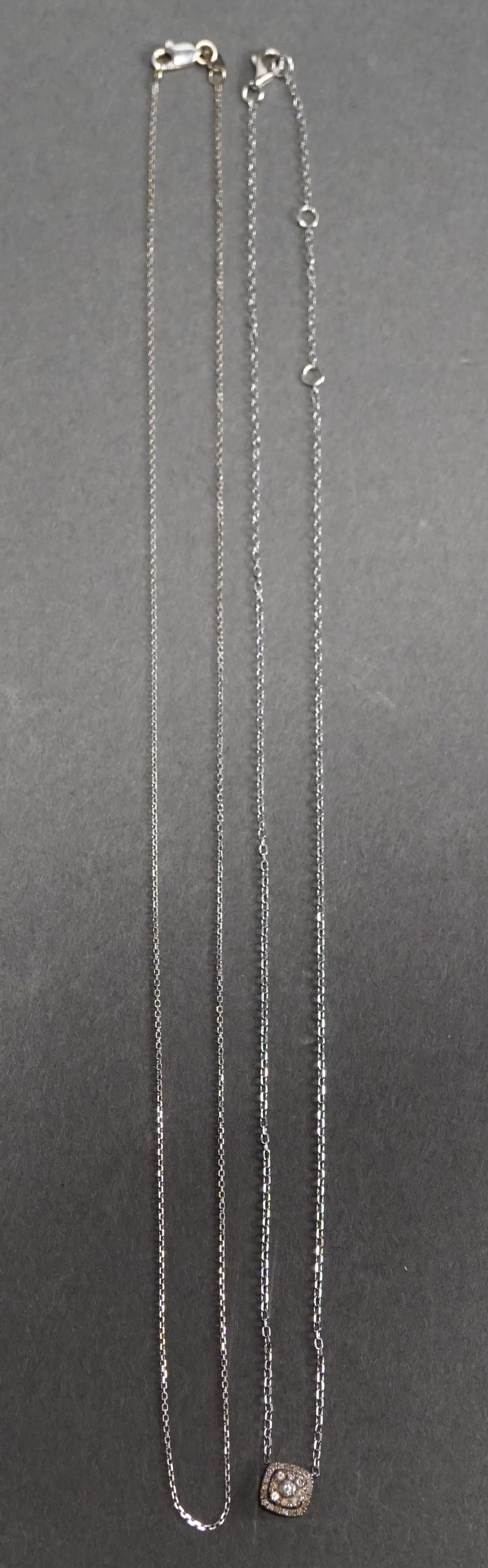14-KARAT WHITE-GOLD AND DIAMOND