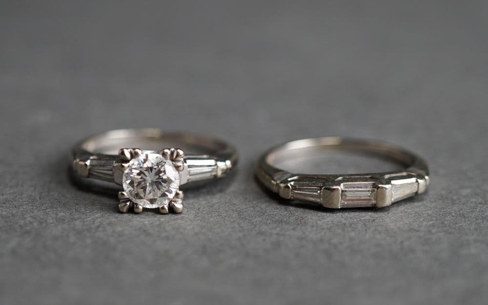 14-KARAT WHITE-GOLD AND DIAMOND
