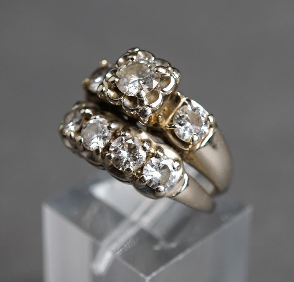 14-KARAT WHITE-GOLD AND DIAMOND TWO