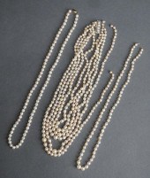 14-KARAT WHITE-GOLD AND FRESHW