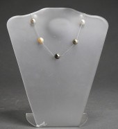 14-KARAT WHITE-GOLD AND MULTIC