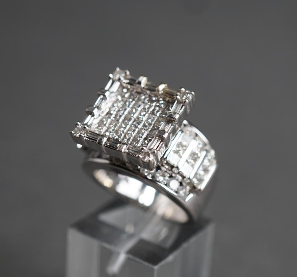 14-KARAT WHITE-GOLD AND PAVE
