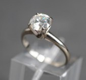 14-KARAT WHITE-GOLD AND SIMULA