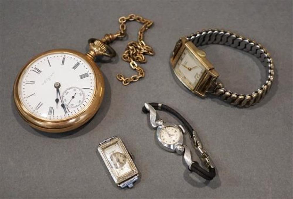 14-KARAT WHITE-GOLD CASE WATCH