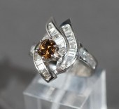 14-KARAT WHITE-GOLD, ‘COGNAC’