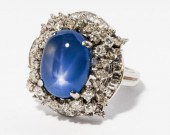 14 KARAT WHITE GOLD, DIAMOND A