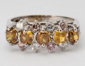 14 KARAT WHITE GOLD DIAMOND RI