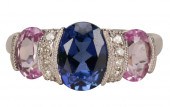 14 KARAT WHITE GOLD, DIAMOND,