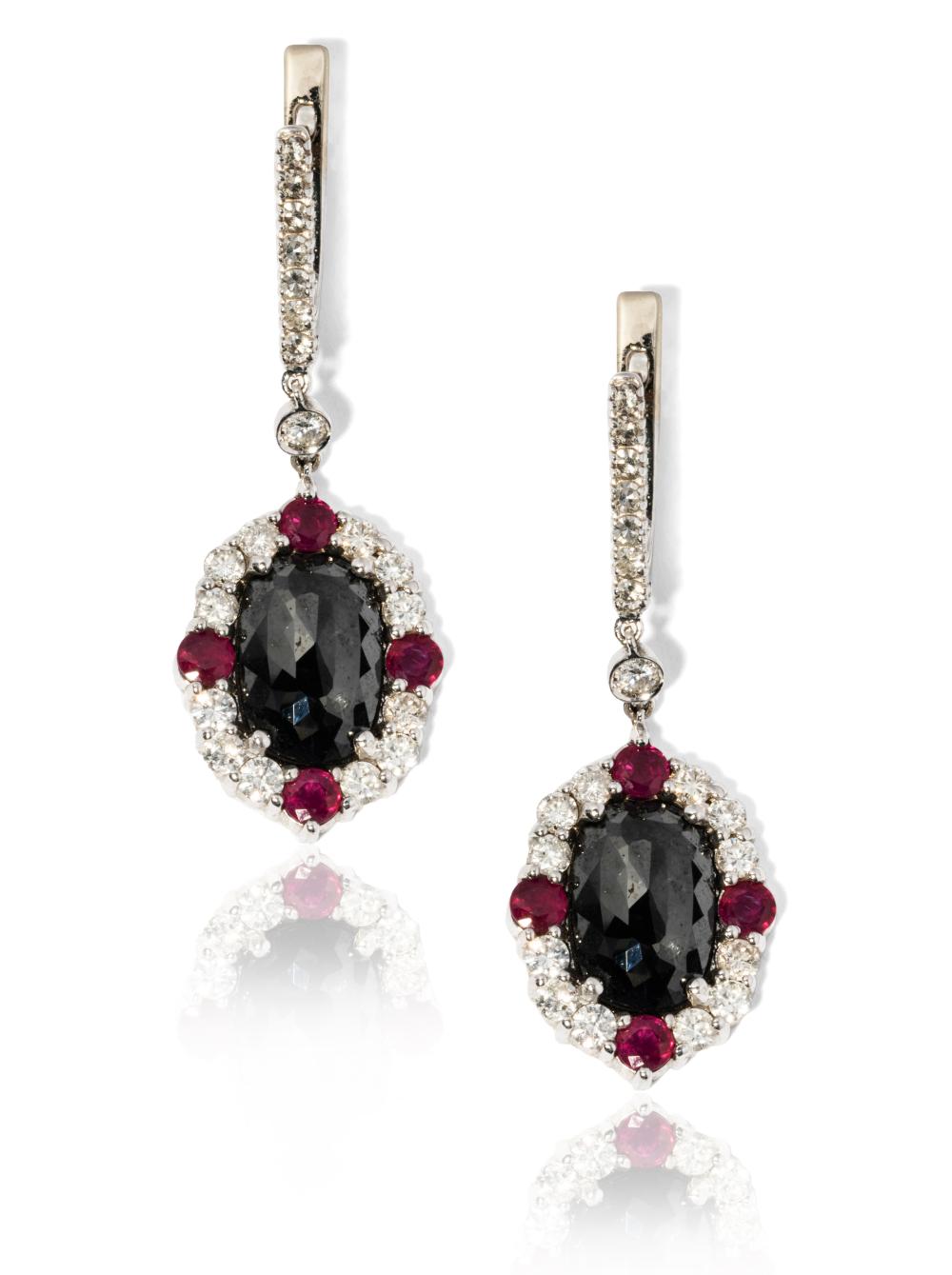 14 KARAT WHITE GOLD DIAMOND AND