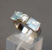 14-KARAT WHITE-GOLD DIAMOND AN