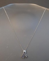 14-KARAT WHITE-GOLD, DIAMOND A