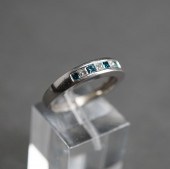 14-KARAT WHITE-GOLD, DIAMOND A