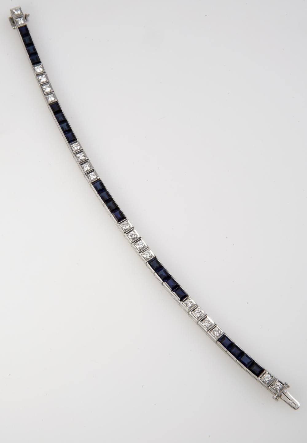 14-KARAT WHITE-GOLD, DIAMOND AND