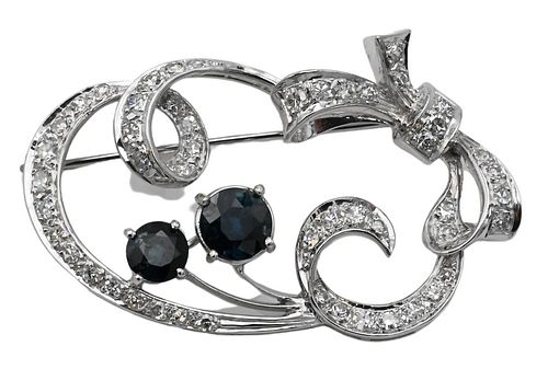 14 KARAT WHITE GOLD FREEFORM