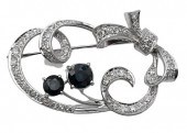 14 KARAT WHITE GOLD FREEFORM B