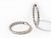 14 KARAT WHITE GOLD INSIDE/OUT