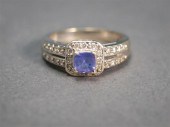14-KARAT WHITE-GOLD, IOLITE AN