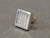14 KARAT WHITE GOLD SINGLE INV