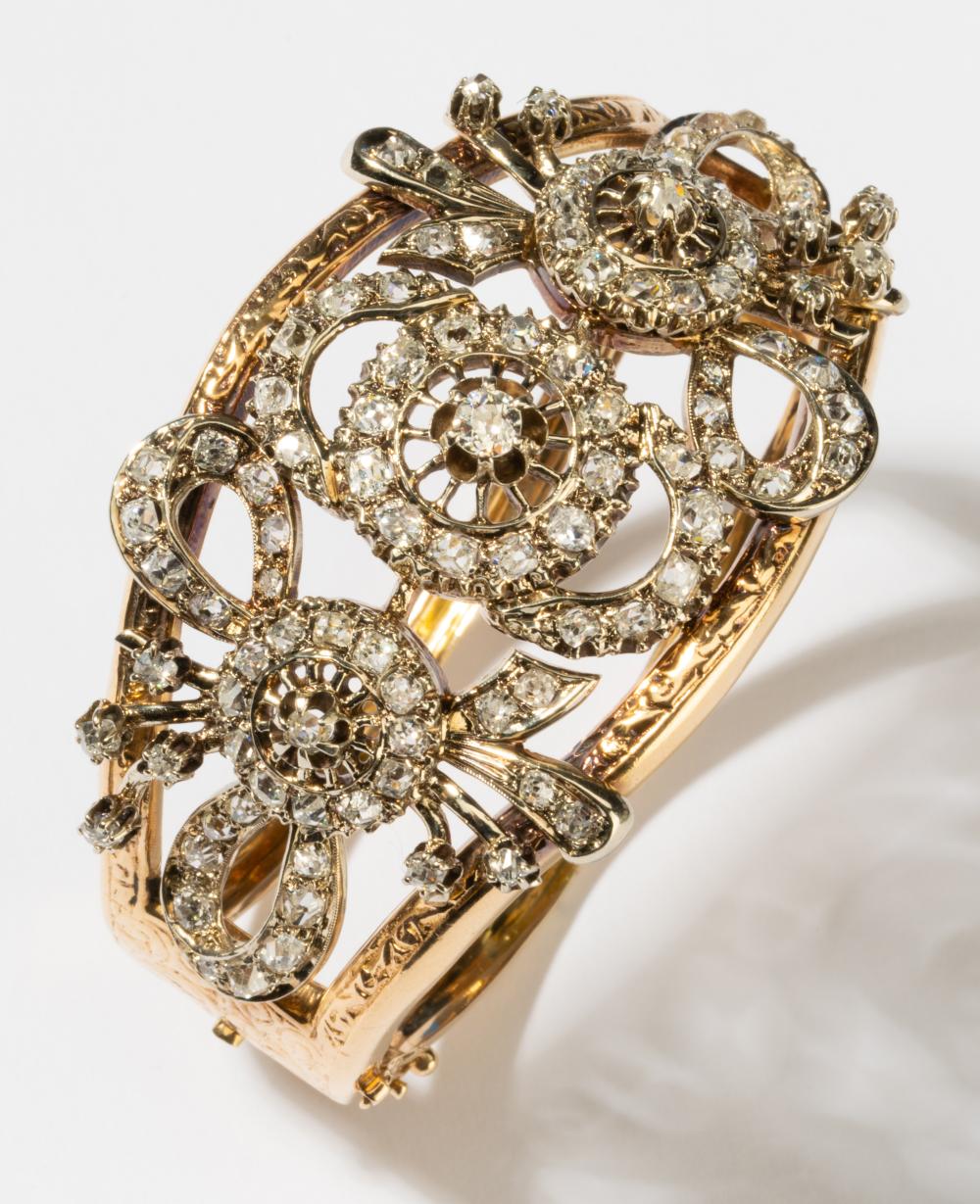 14 KARAT YELLOW AND WHITE GOLD