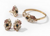 14 KARAT YELLOW AND WHITE GOLD