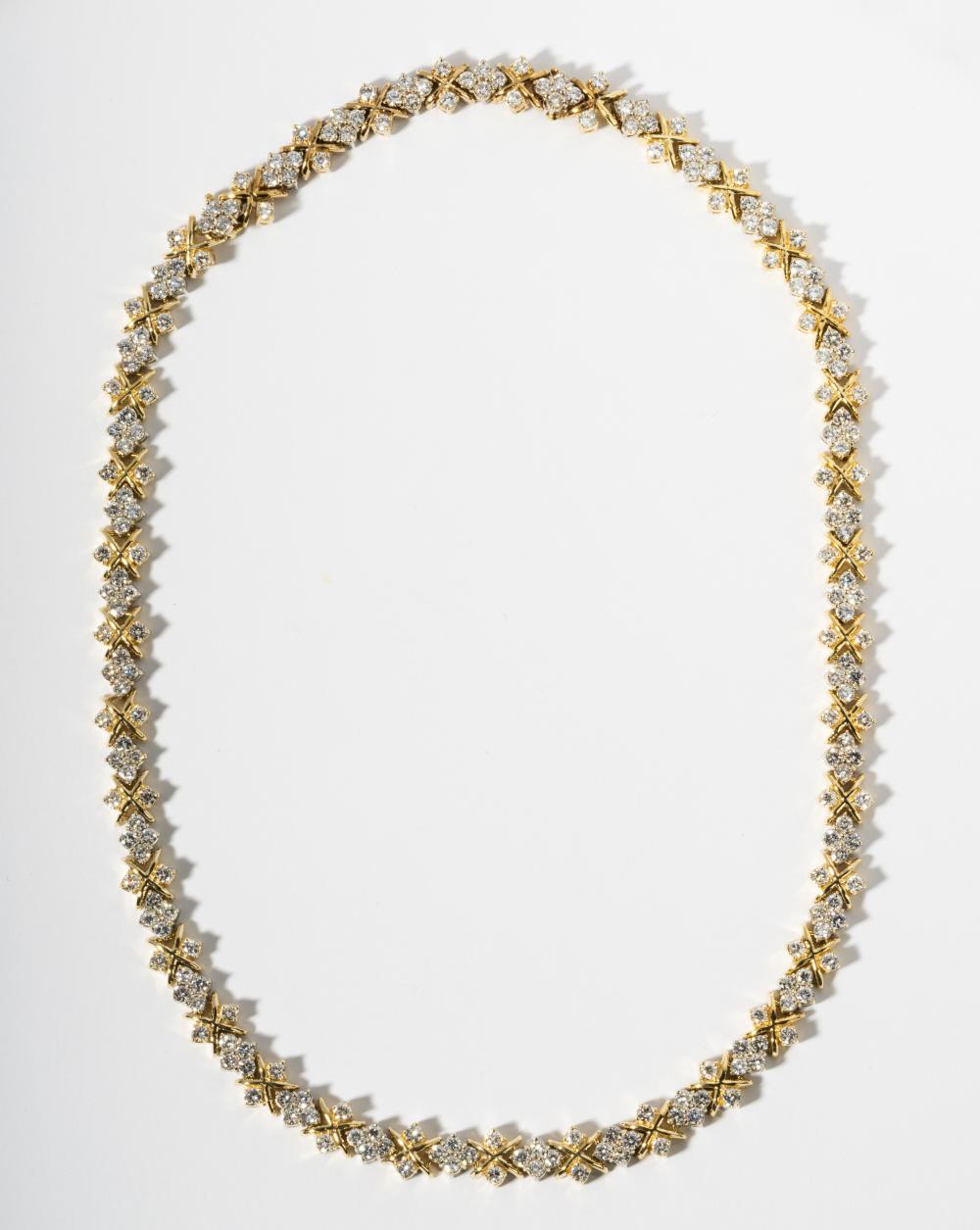14 KARAT YELLOW AND WHITE GOLD