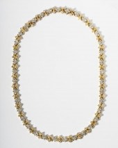 14 KARAT YELLOW AND WHITE GOLD