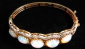 14 karat yellow and white gold