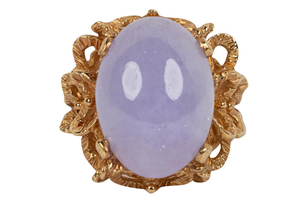 14 KARAT YELLOW GOLD & LAVENDER