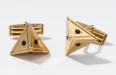 14 KARAT YELLOW GOLD AND SAPPH