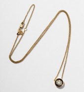 14 KARAT YELLOW GOLD AND DIAMO