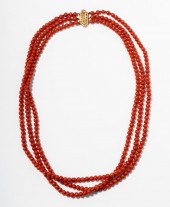 14 KARAT YELLOW GOLD AND THREE