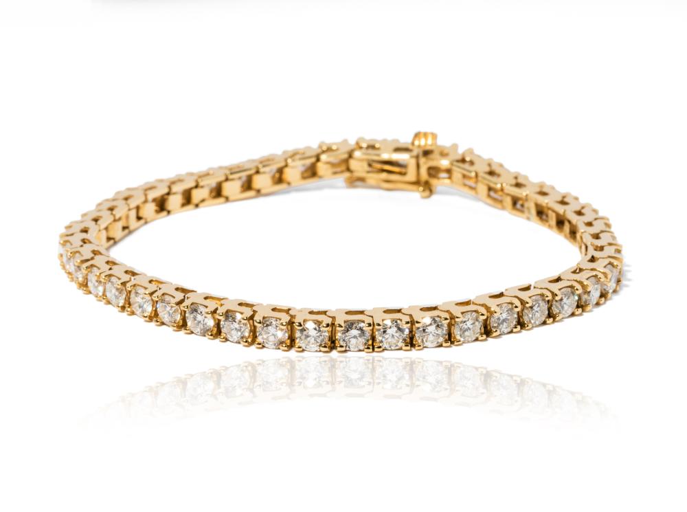 14 KARAT YELLOW GOLD AND DIAMOND