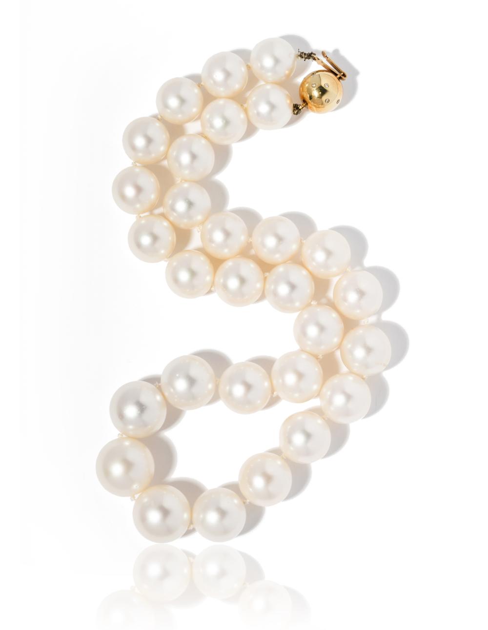 14 KARAT YELLOW GOLD AND PEARL