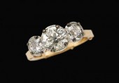 14 karat yellow gold and three